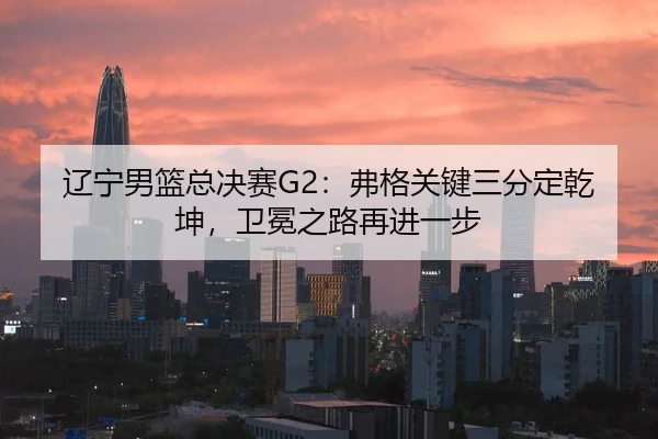 辽宁男篮总决赛G2：弗格关键三分定乾坤，卫冕之路再进一步
